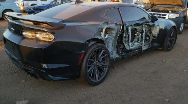 1G1FK1R68M0104767 - 2021 CHEVROLET CAMARO ZL1 黑色 照片 3