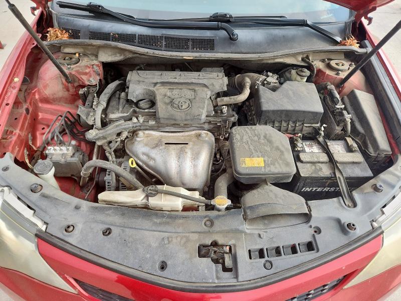 4T1BF1FK5CU623015 - 2012 TOYOTA CAMRY BASE RED photo 11