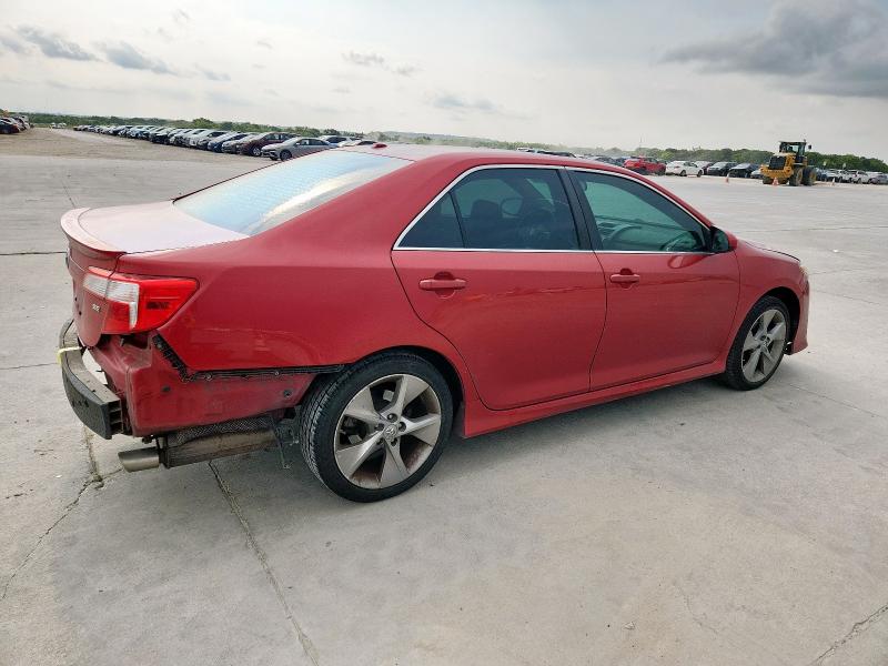 4T1BF1FK5CU623015 - 2012 TOYOTA CAMRY BASE RED photo 3
