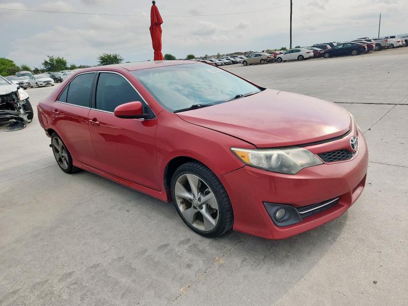4T1BF1FK5CU623015 - 2012 TOYOTA CAMRY BASE RED photo 4