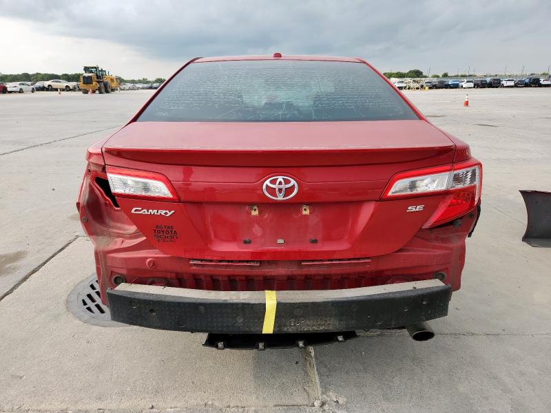 4T1BF1FK5CU623015 - 2012 TOYOTA CAMRY BASE RED photo 6