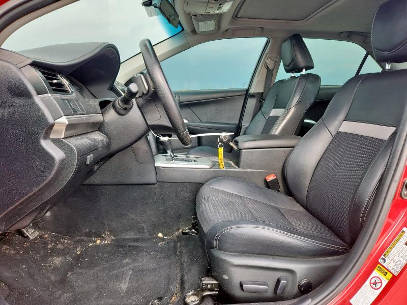 4T1BF1FK5CU623015 - 2012 TOYOTA CAMRY BASE RED photo 7