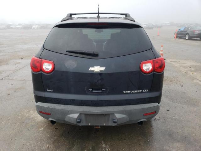 1GNKVLEDXBJ415967 - 2011 CHEVROLET TRAVERSE LTZ CHARCOAL photo 6