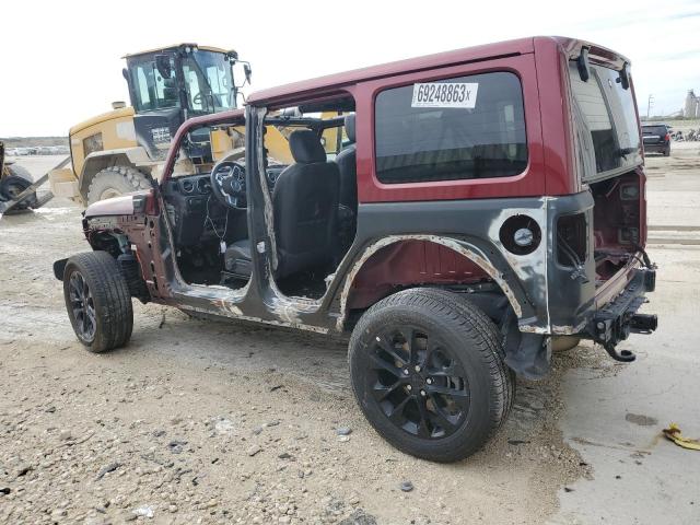 1C4JJXP64MW682596 - 2021 JEEP WRANGLER U SAHARA 4XE BURGUNDY photo 2