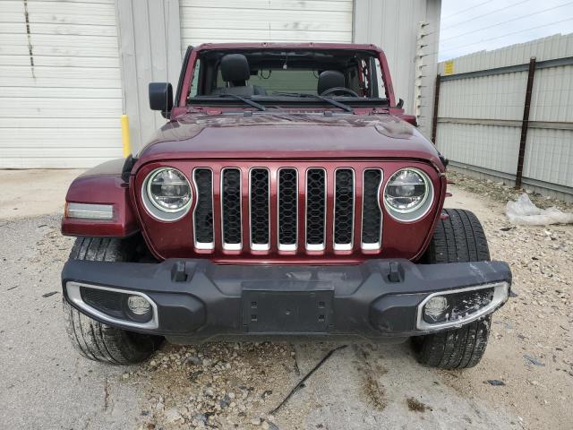 1C4JJXP64MW682596 - 2021 JEEP WRANGLER U SAHARA 4XE BURGUNDY photo 5