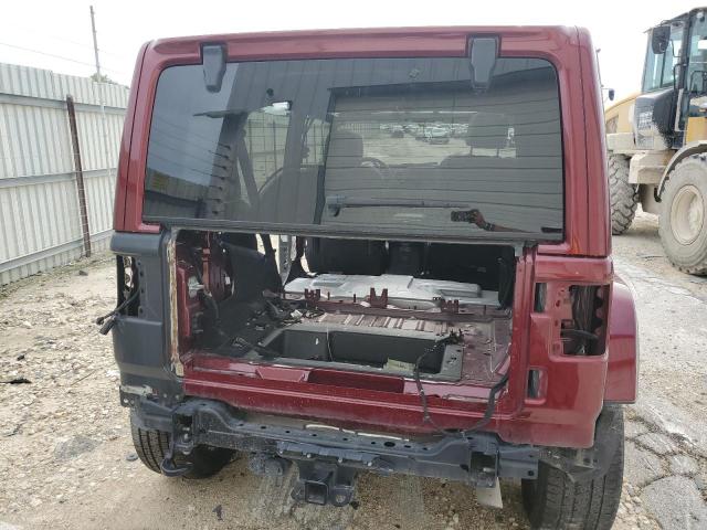 1C4JJXP64MW682596 - 2021 JEEP WRANGLER U SAHARA 4XE BURGUNDY photo 6