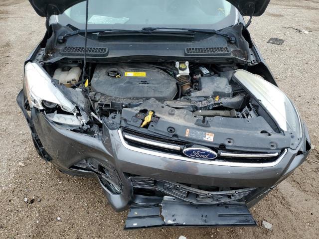 1FMCU0JX9FUB91766 - 2015 FORD ESCAPE TITANIUM 灰色 照片 11