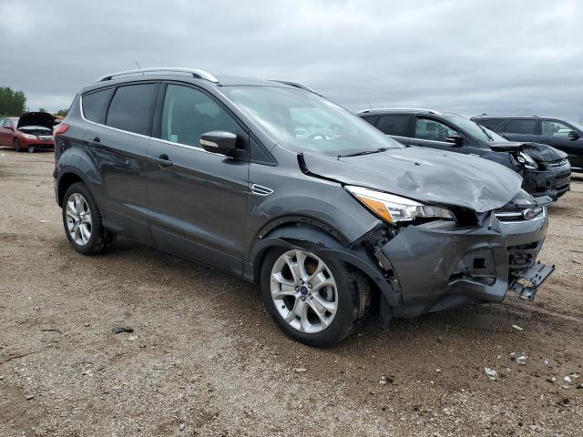 1FMCU0JX9FUB91766 - 2015 FORD ESCAPE TITANIUM 灰色 照片 4