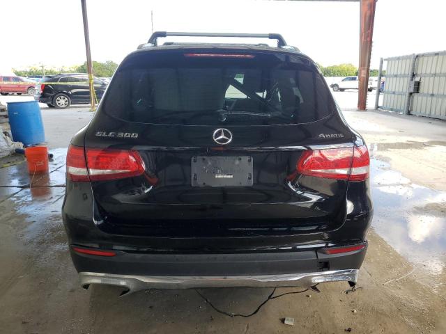 WDC0G4KB2HV005873 - 2017 MERCEDES-BENZ GLC 300 4MATIC BLACK photo 6