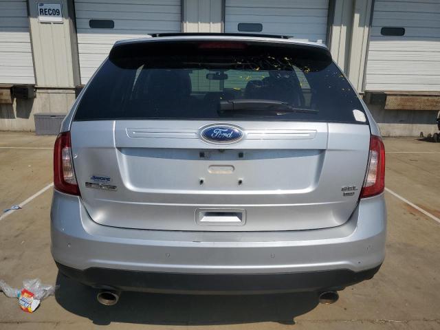 2FMDK4JC1DBC95816 - 2013 FORD EDGE SEL SILVER photo 6