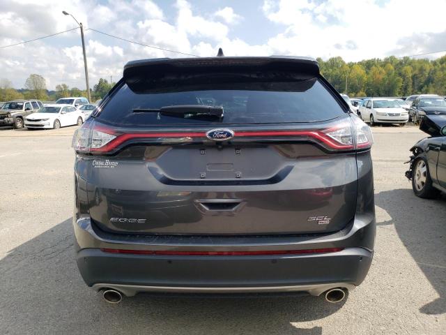 2FMPK4J89JBB02378 - 2018 FORD EDGE SEL GRAY photo 6