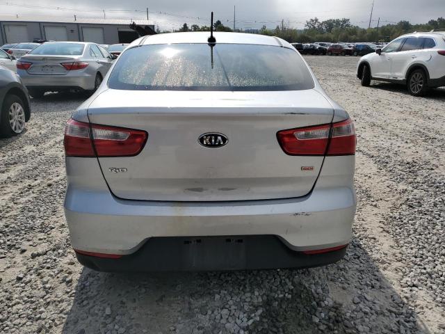 KNADM4A31G6544811 - 2016 KIA RIO LX SILVER photo 6