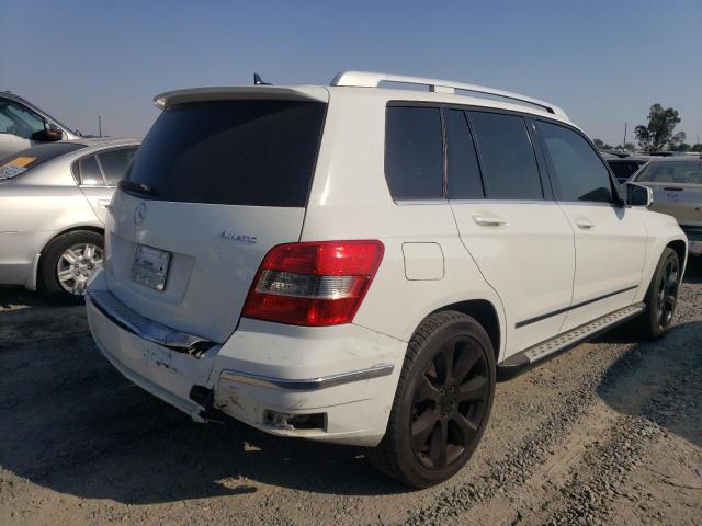 WDCGG8HB3AF259217 - 2010 MERCEDES-BENZ GLK 350 4MATIC WHITE photo 3