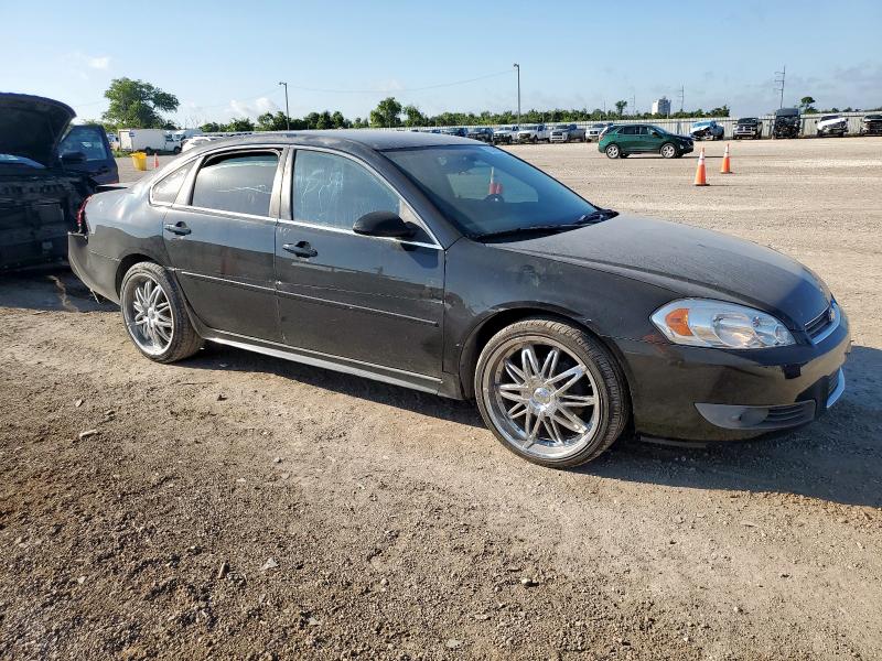 2G1WB5EK7A1178949 - 2010 CHEVROLET IMPALA LT BLACK photo 4