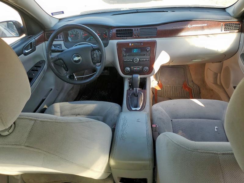 2G1WB5EK7A1178949 - 2010 CHEVROLET IMPALA LT BLACK photo 8