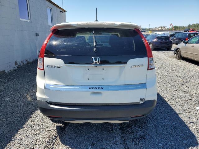 5J6RM4H75DL053960 - 2013 HONDA CR-V EXL WHITE photo 6