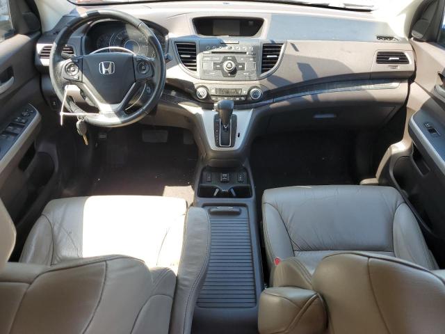 5J6RM4H75DL053960 - 2013 HONDA CR-V EXL WHITE photo 8