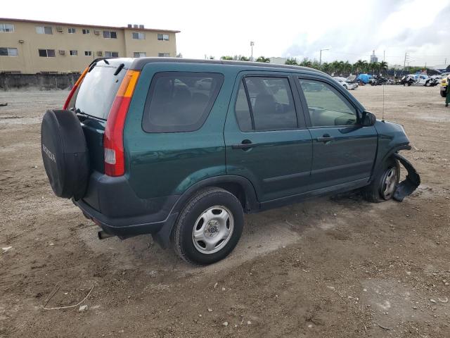 JHLRD78474C055922 - 2004 HONDA CR-V LX GREEN photo 3