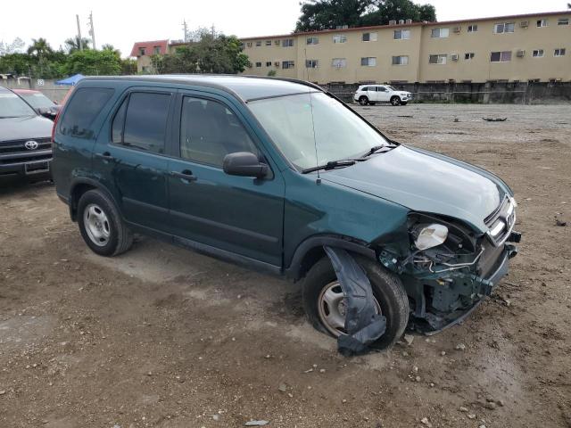 JHLRD78474C055922 - 2004 HONDA CR-V LX GREEN photo 4