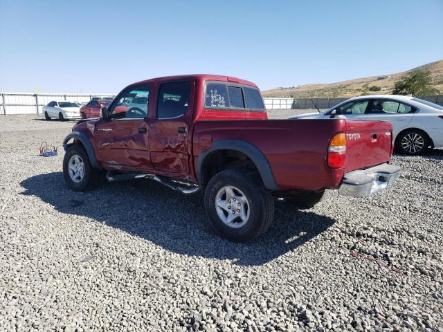 5TEGN92N94Z433741 - 2004 TOYOTA TACOMA DOUBLE CAB PRERUNNER RED photo 2