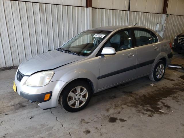 KNADE123676252601 - 2007 KIA RIO BASE SILVER photo 1