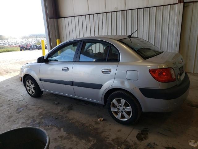 KNADE123676252601 - 2007 KIA RIO BASE SILVER photo 2