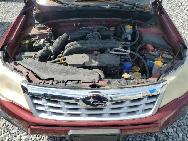 JF2SHADC6BG759257 - 2011 SUBARU FORESTER 2.5X PREMIUM RED photo 12