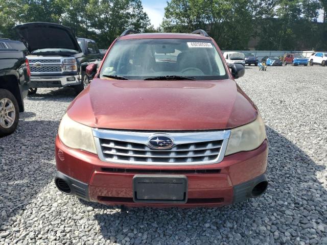 JF2SHADC6BG759257 - 2011 SUBARU FORESTER 2.5X PREMIUM RED photo 5