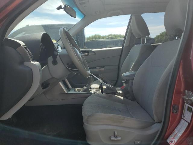 JF2SHADC6BG759257 - 2011 SUBARU FORESTER 2.5X PREMIUM RED photo 7