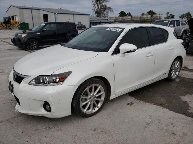 JTHKD5BH1B2027677 - 2011 LEXUS CT 200 WHITE photo 1