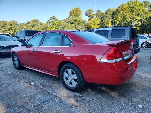 2G1WT57K591217334 - 2009 CHEVROLET IMPALA 1LT RED photo 2