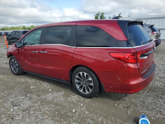 5FNRL6H69PB025565 - 2023 HONDA ODYSSEY EXL ბურგუნდია ფოტო 2