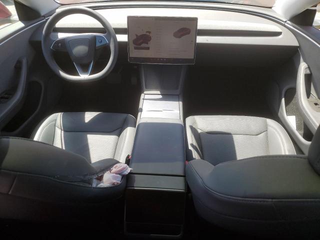 5YJ3E1EA8SF980233 - 2025 TESLA MODEL 3 RED photo 8