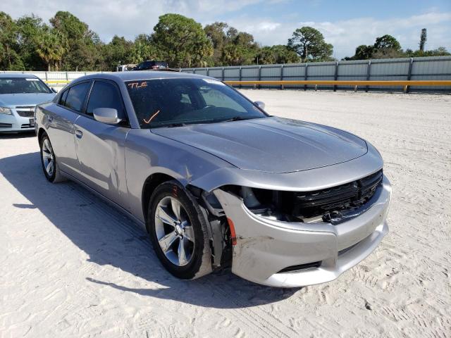 2C3CDXHG8GH280949 - 2016 DODGE CHARGER SXT SILVER photo 4