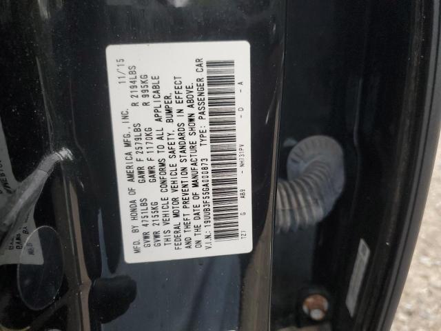 19UUB3F55GA000873 - 2016 ACURA TLX TECH BLACK photo 12