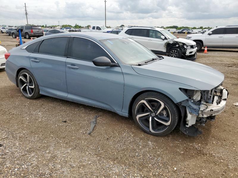 1HGCV1F36NA036381 - 2022 HONDA ACCORD SPORT GRAY photo 4