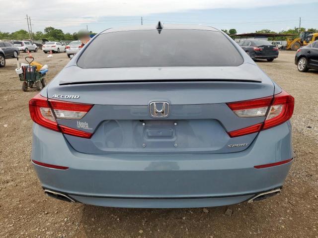 1HGCV1F36NA036381 - 2022 HONDA ACCORD SPORT GRAY photo 6