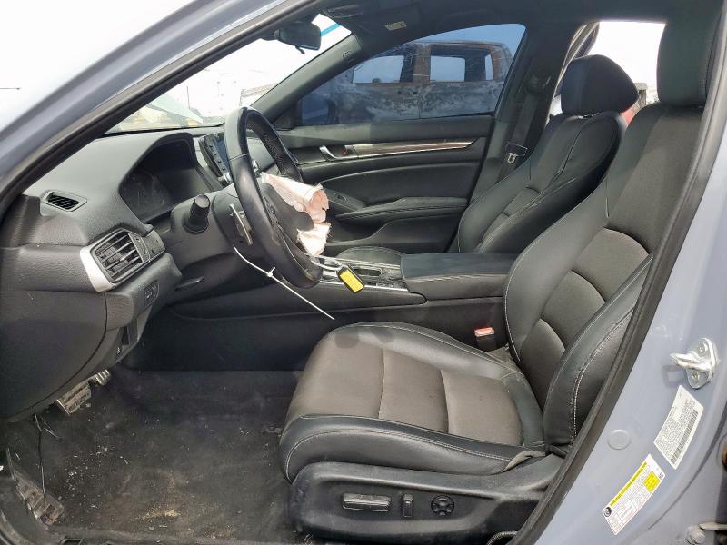 1HGCV1F36NA036381 - 2022 HONDA ACCORD SPORT GRAY photo 7