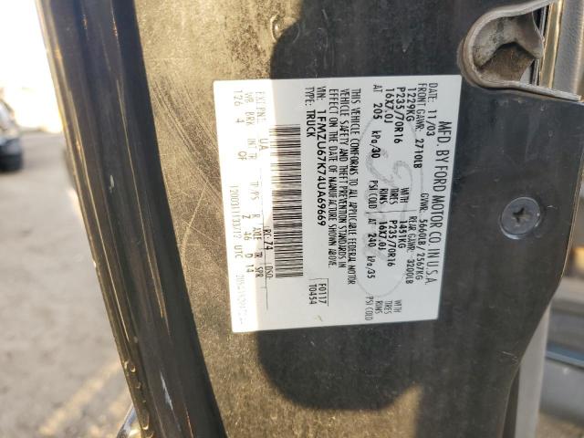 1FMZU67K74UA69669 - 2004 FORD EXPLORER S BLACK photo 12