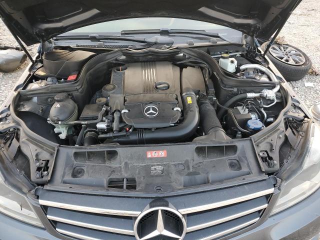 WDDGF4HB2EA962267 - 2014 MERCEDES-BENZ C 250 GRAY photo 11