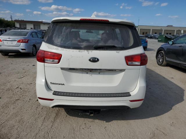 KNDMA5C1XG6152519 - 2016 KIA SEDONA L WHITE photo 6