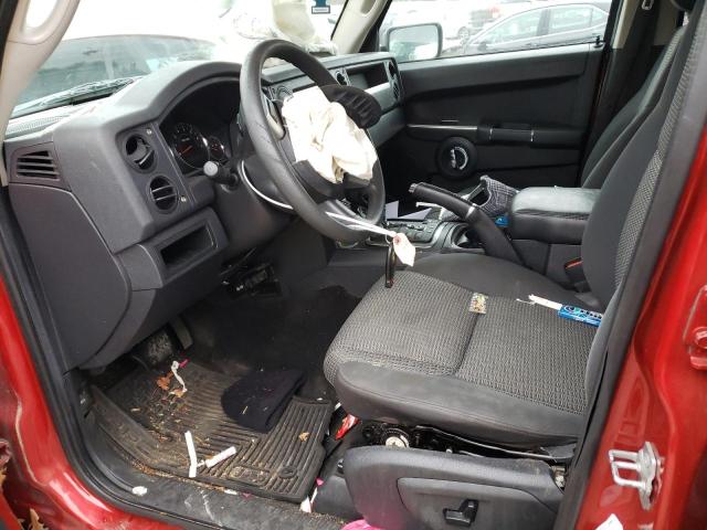 1J4RG4GT0AC139128 - 2010 JEEP COMMANDER SPORT წითელი ფოტო 7