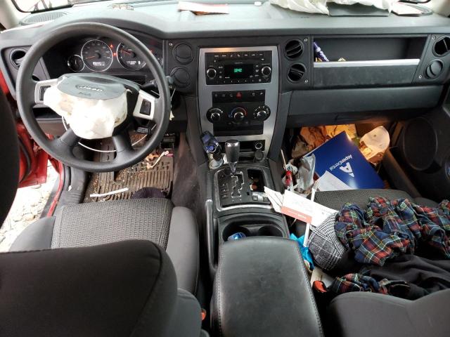 1J4RG4GT0AC139128 - 2010 JEEP COMMANDER SPORT წითელი ფოტო 8