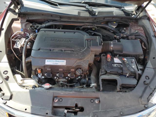 5J6TF1H57FL001438 - 2015 HONDA CROSSTOUR EXL მუქწითელი ფოტო 11