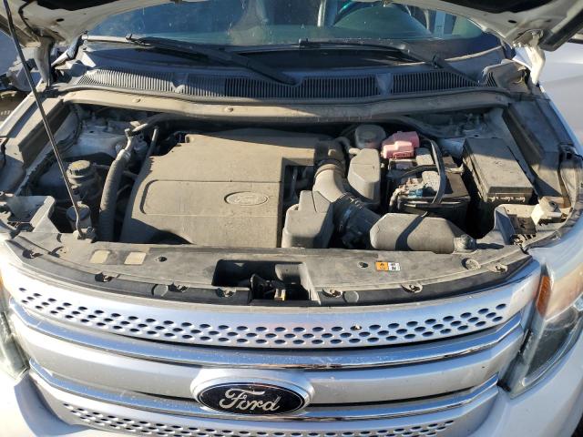 1FM5K7D86DGA99263 - 2013 FORD EXPLORER XLT თეთრი ფოტო 12