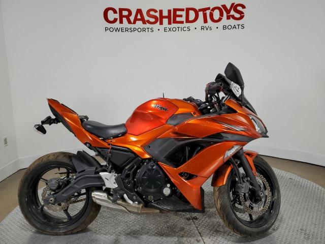 JKAEXEJ16HDA01788 - 2017 KAWASAKI EX650 J ნარინჯისფერი ფოტო 1