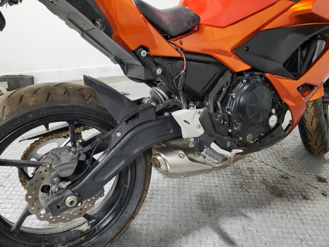 JKAEXEJ16HDA01788 - 2017 KAWASAKI EX650 J ნარინჯისფერი ფოტო 11