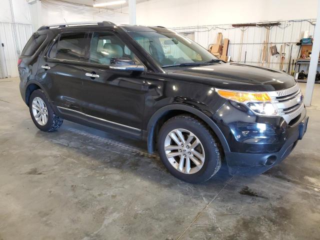 1FMHK7D86CGA48258 - 2012 FORD EXPLORER XLT BLACK photo 4