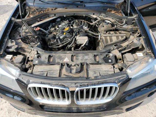 5UXWX9C5XD0A16022 - 2013 BMW X3 XDRIVE28I BLACK photo 11