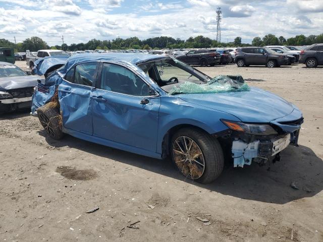 4T1G11AKXPU101434 - 2023 TOYOTA CAMRY SE NIGHT SHADE BLUE photo 4